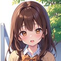 JKのブラウンカーディガン 2枚目