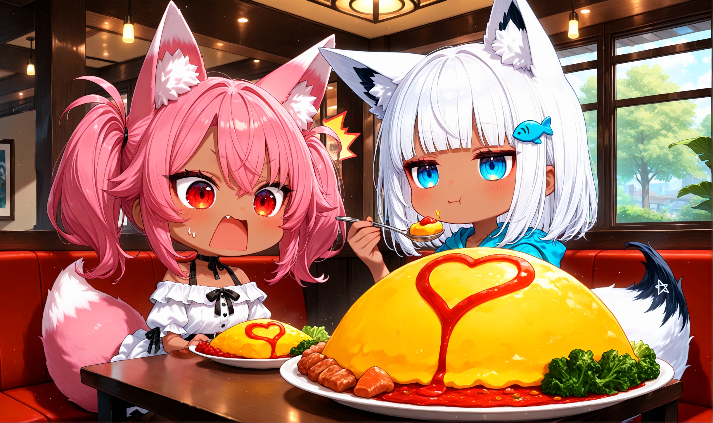 巨大オムライス