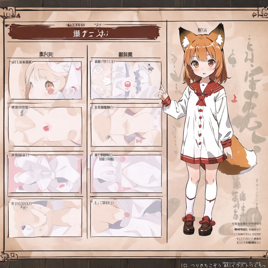 今日の小狐の茜音さん〜チャート風
