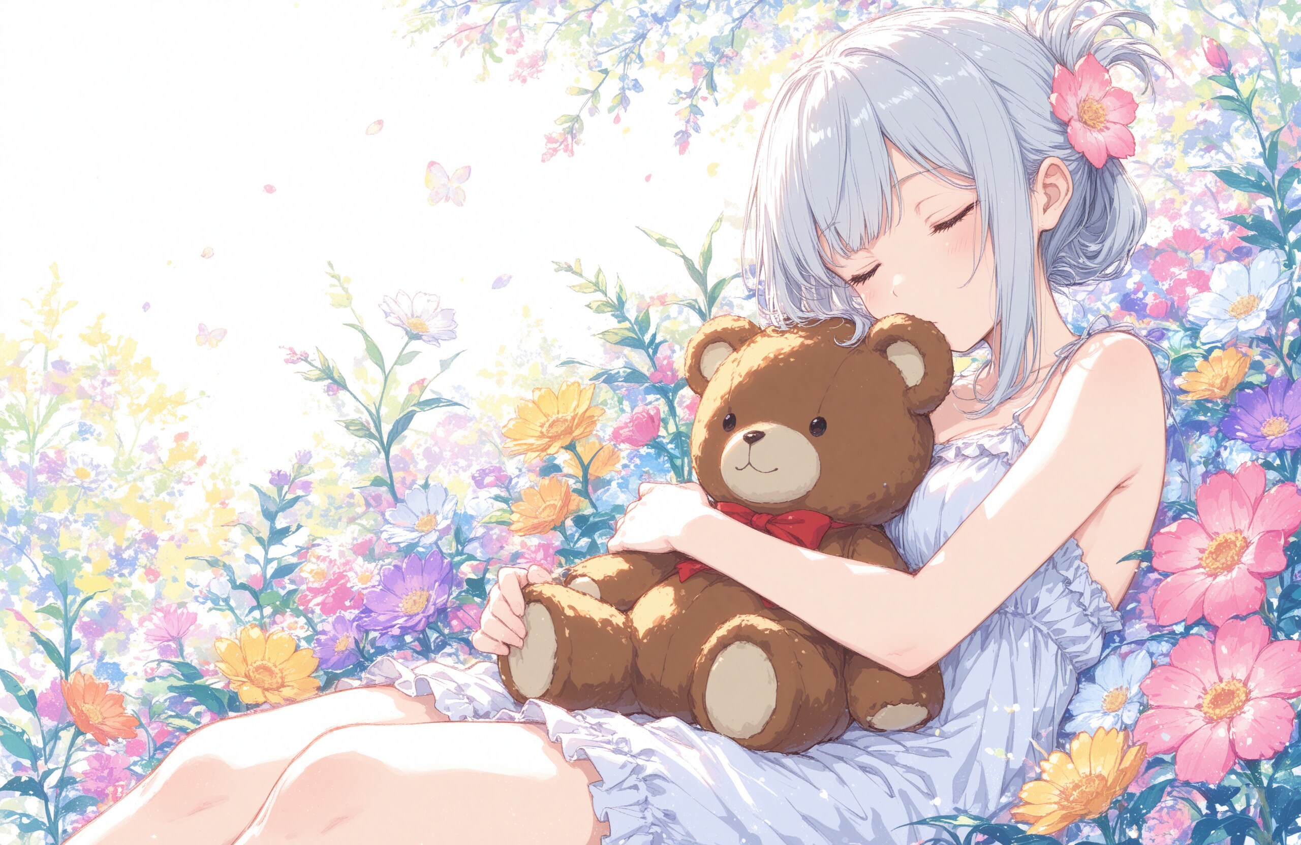 看板娘　flowers | の人気AIイラスト・グラビア