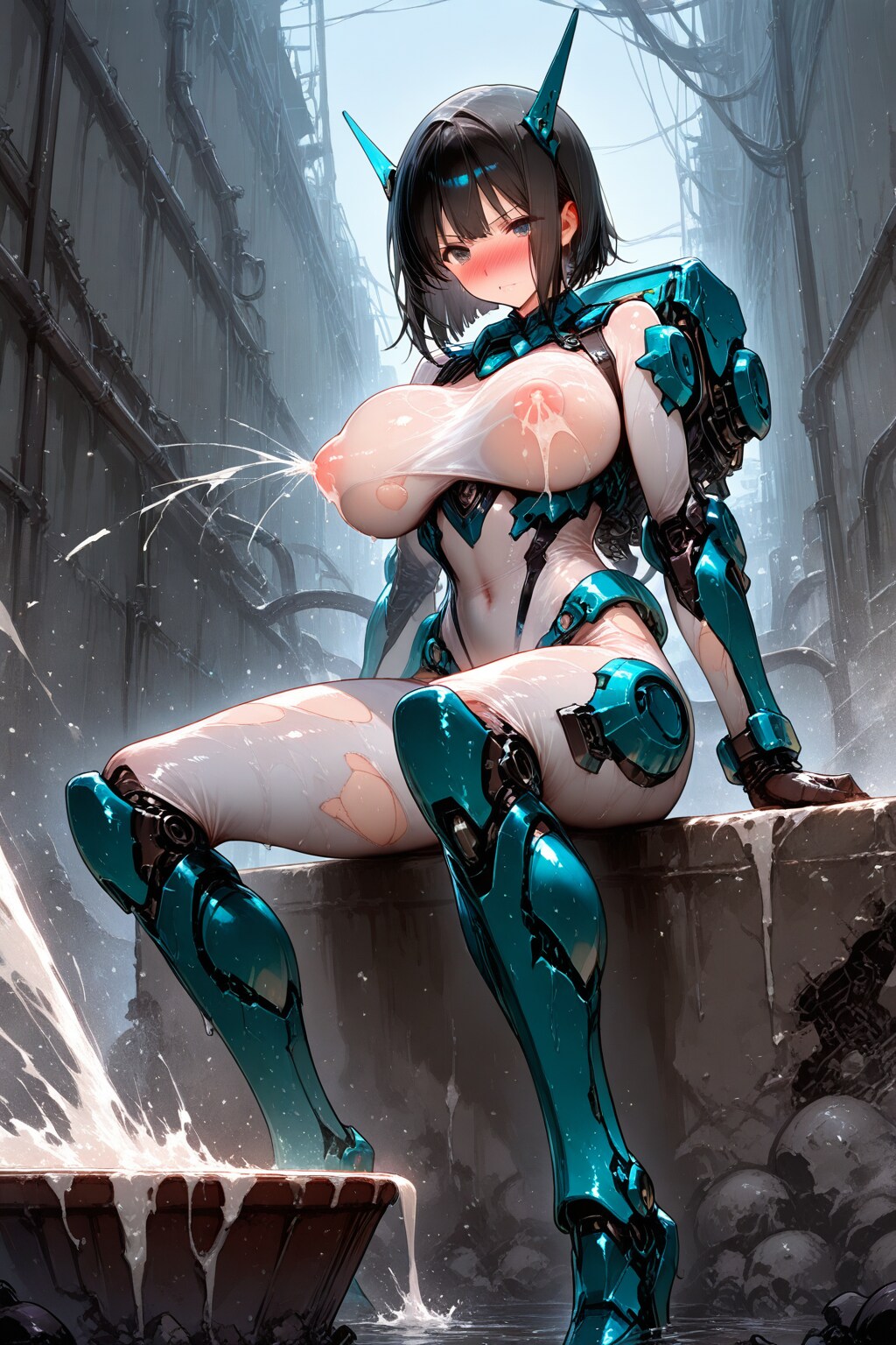 副作用に苦しむメカ娘