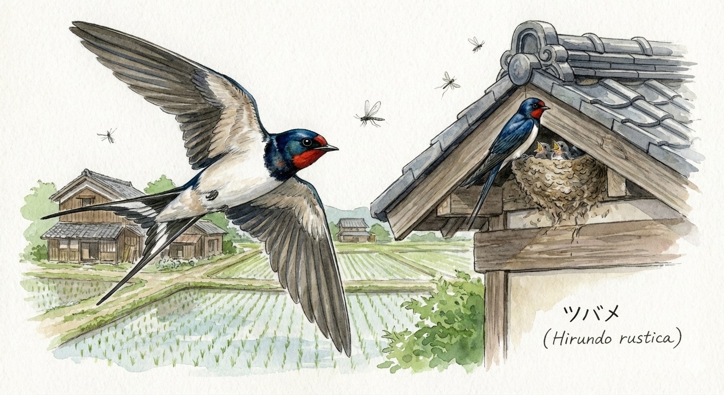 鳥(水彩画)(Gemini)(50) | の人気AIイラスト・グラビア