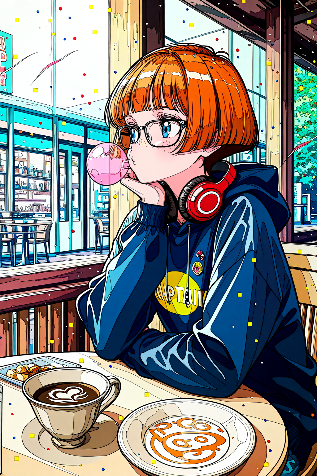 そばかすとメガネ