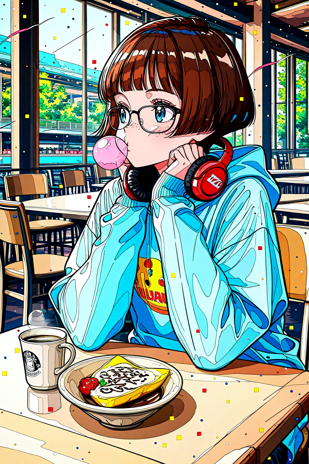 そばかすとメガネ