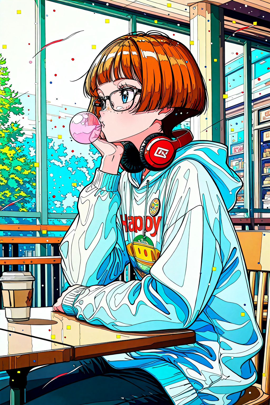 そばかすとメガネ