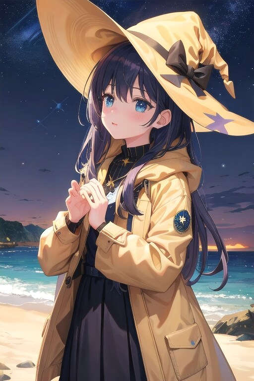 砂浜の魔女 | の人気AIイラスト・グラビア