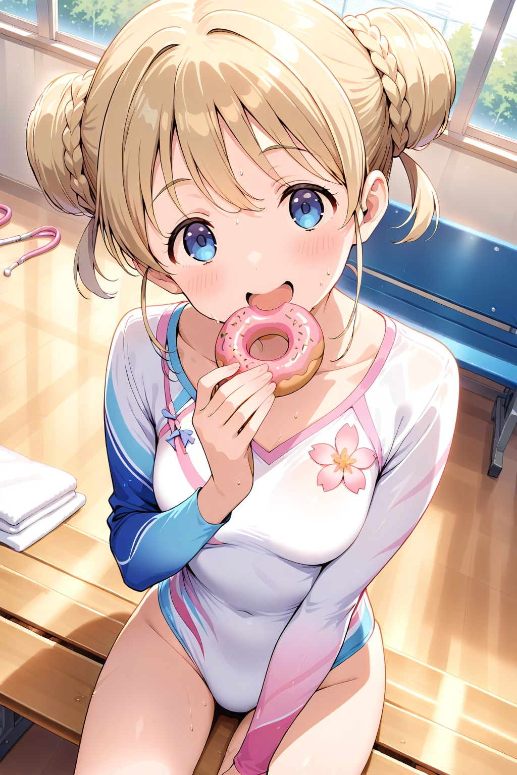 新体操部の瑛梨ちゃん✨７３ | の人気AIイラスト・グラビア