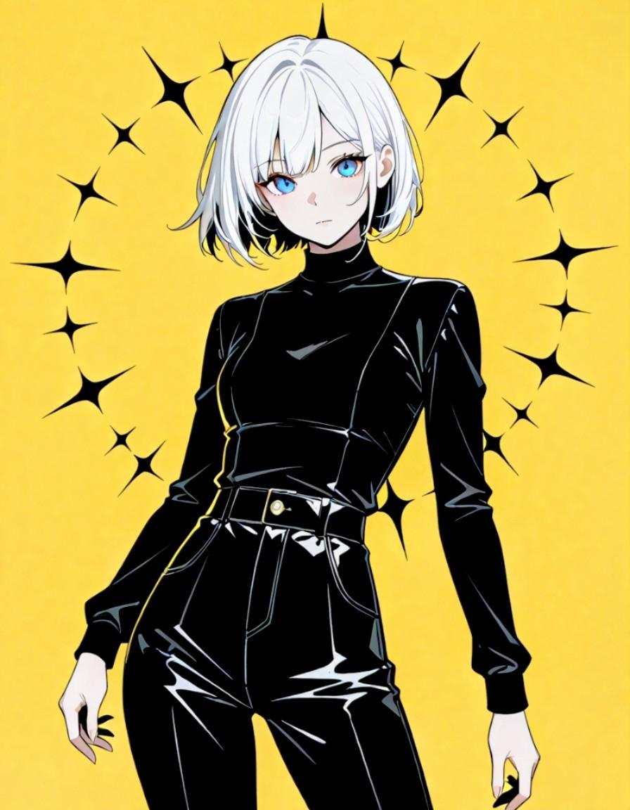 イエロー＆ブラックな、お姉やん | の人気AIイラスト・グラビア