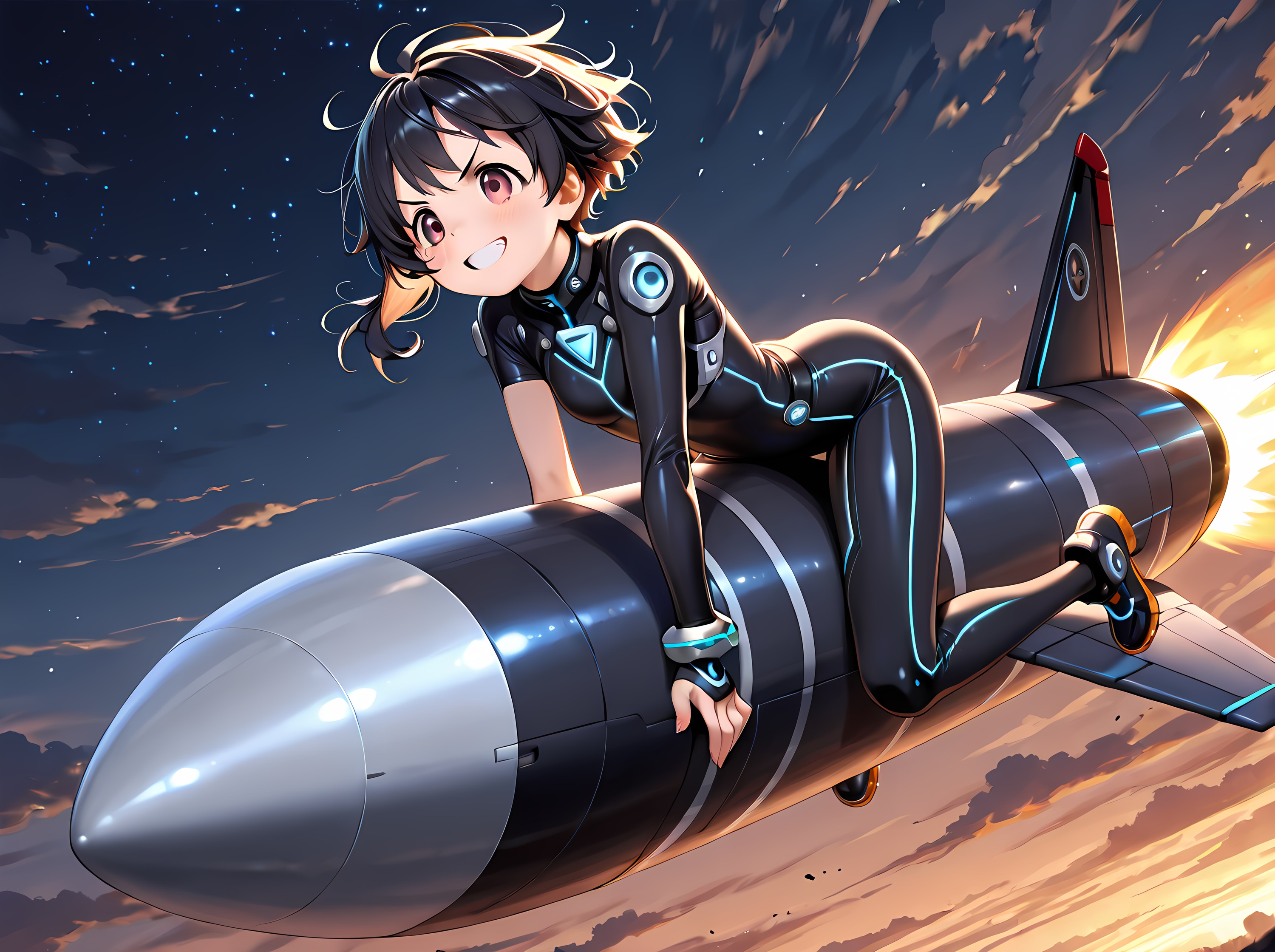 ミサイルセンちゃん🚀 | の人気AIイラスト・グラビア