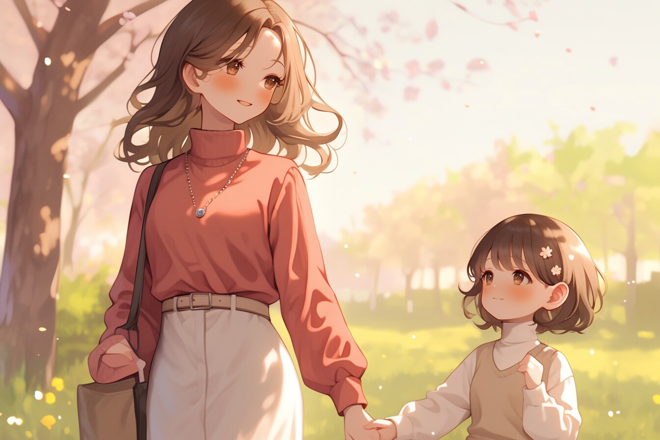 母と娘307 | の人気AIイラスト・グラビア