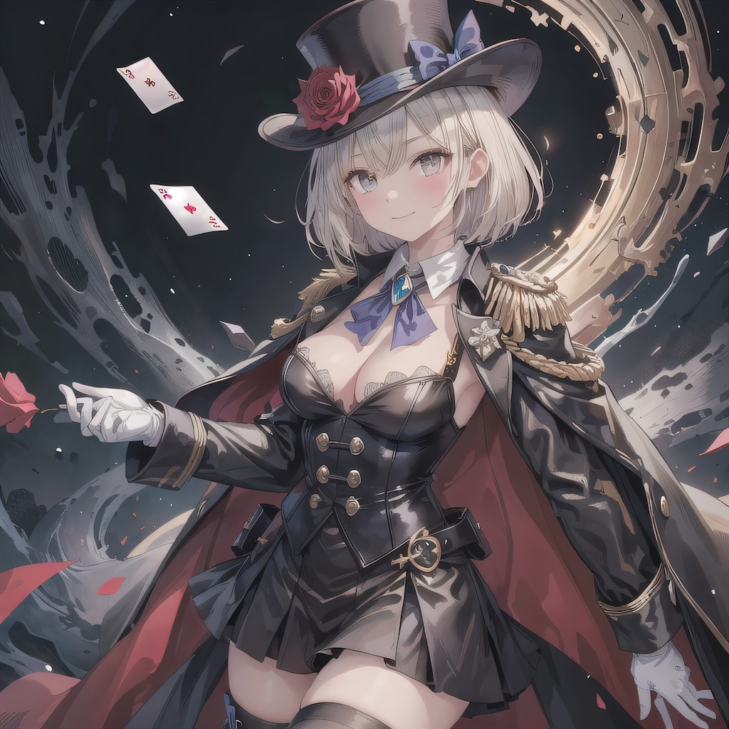 白髪ボブの怪盗