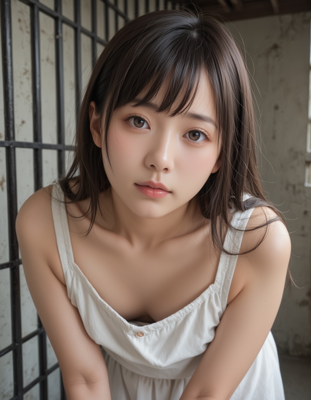 胸チラ