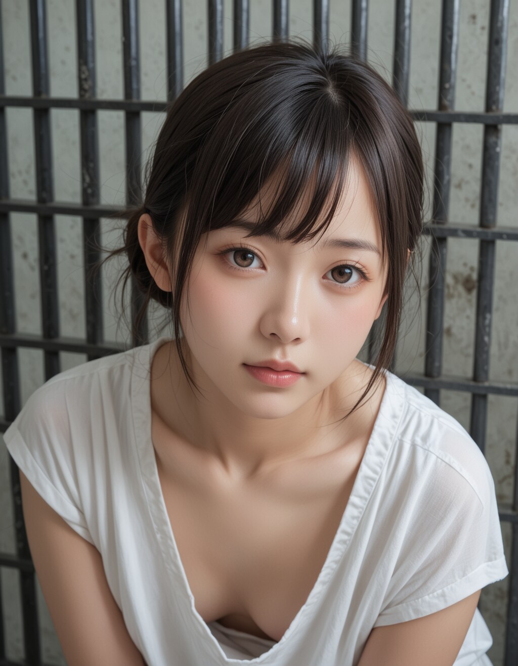 胸チラ