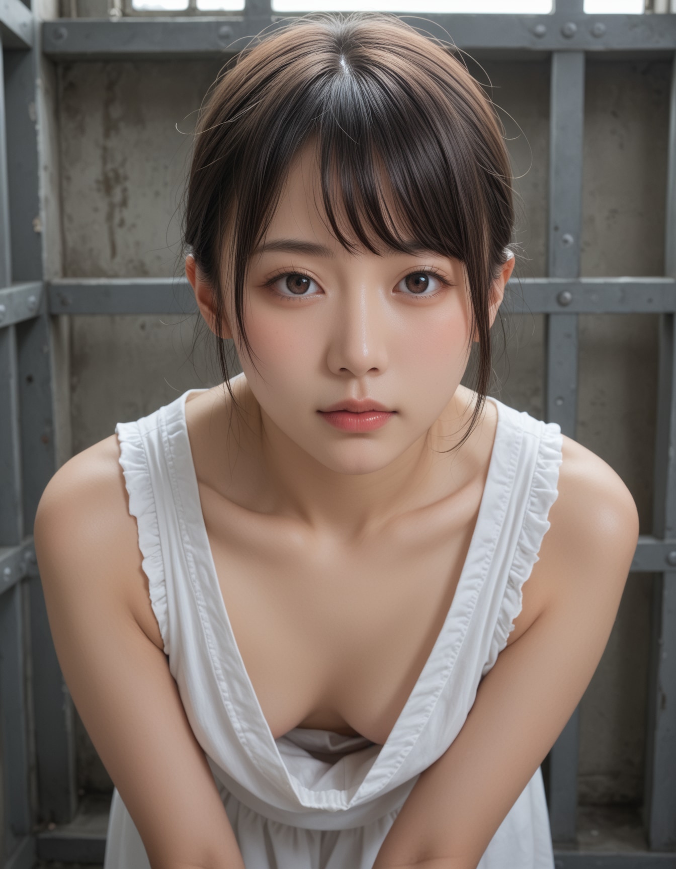 胸チラ