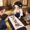 書道の先生 3枚目