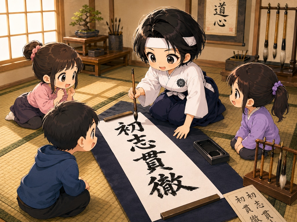 書道の先生