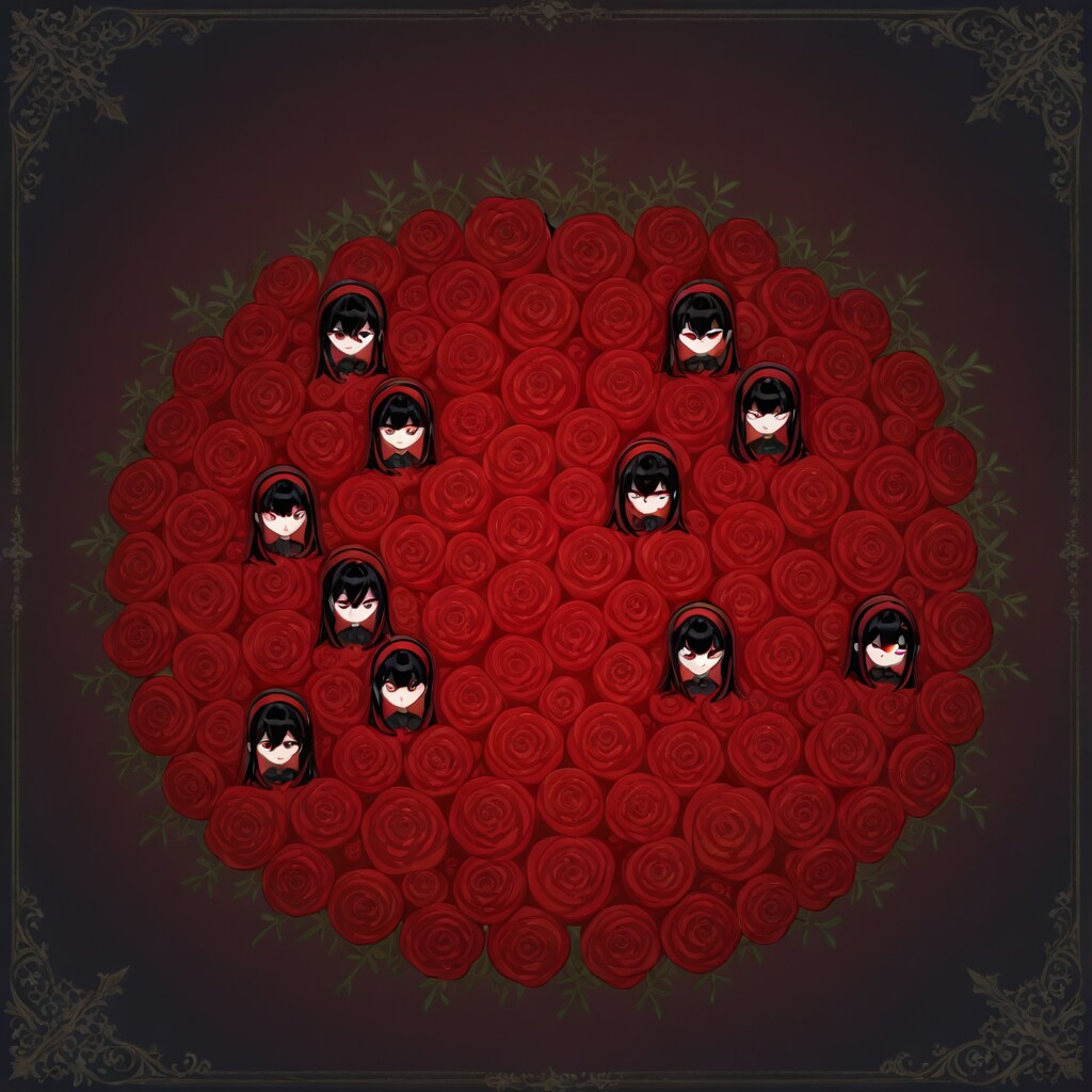 真っ赤な薔薇 | の人気AIイラスト・グラビア