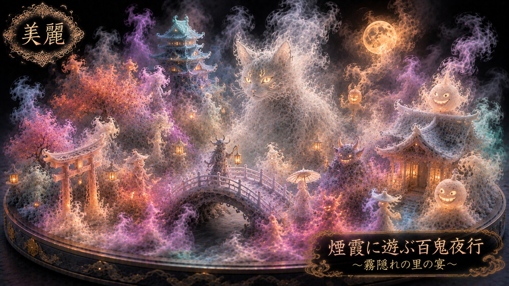 Beautiful Steam and Mist / 美麗 蒸気・煙霧 #patreon #ChatGPT #customGPT #GPTs  #AIillustration #美麗 #蒸気 #煙霧 | の人気AIイラスト・グラビア