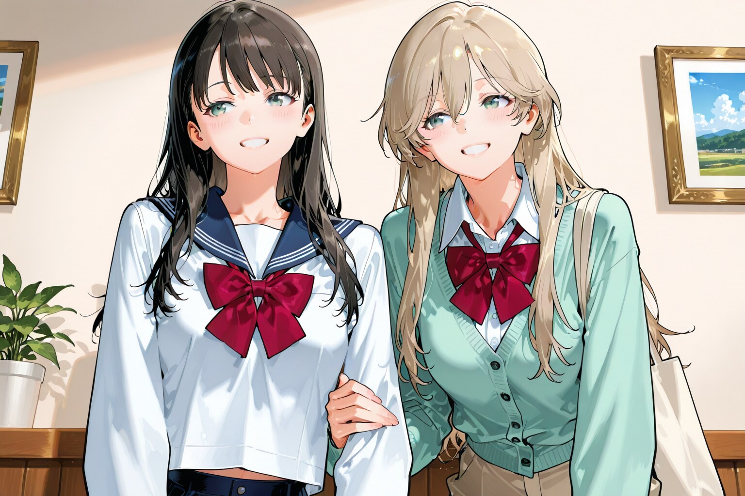 連れ立ってお出かけ | の人気AIイラスト・グラビア