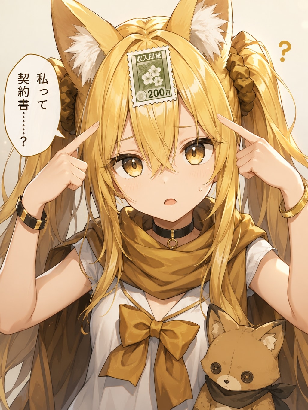 (頭上縛り)120.「し」→「収入印紙」ミラ