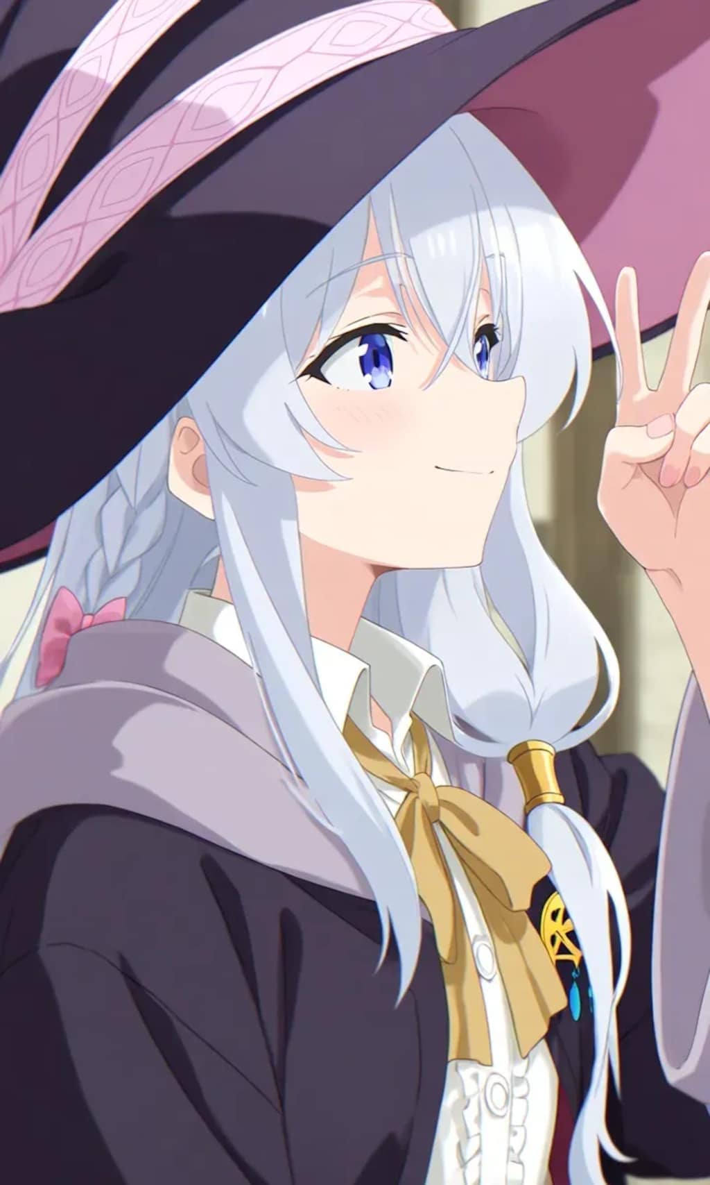魔女のピースサイン