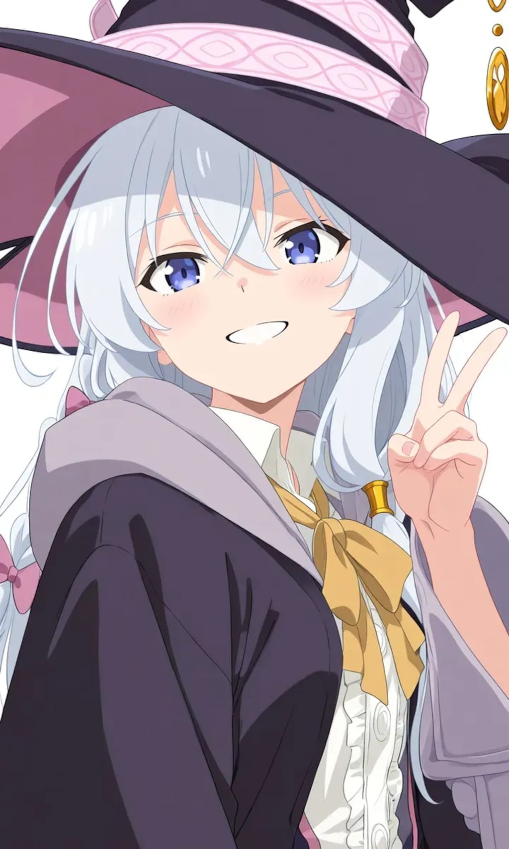 魔女のピースサイン