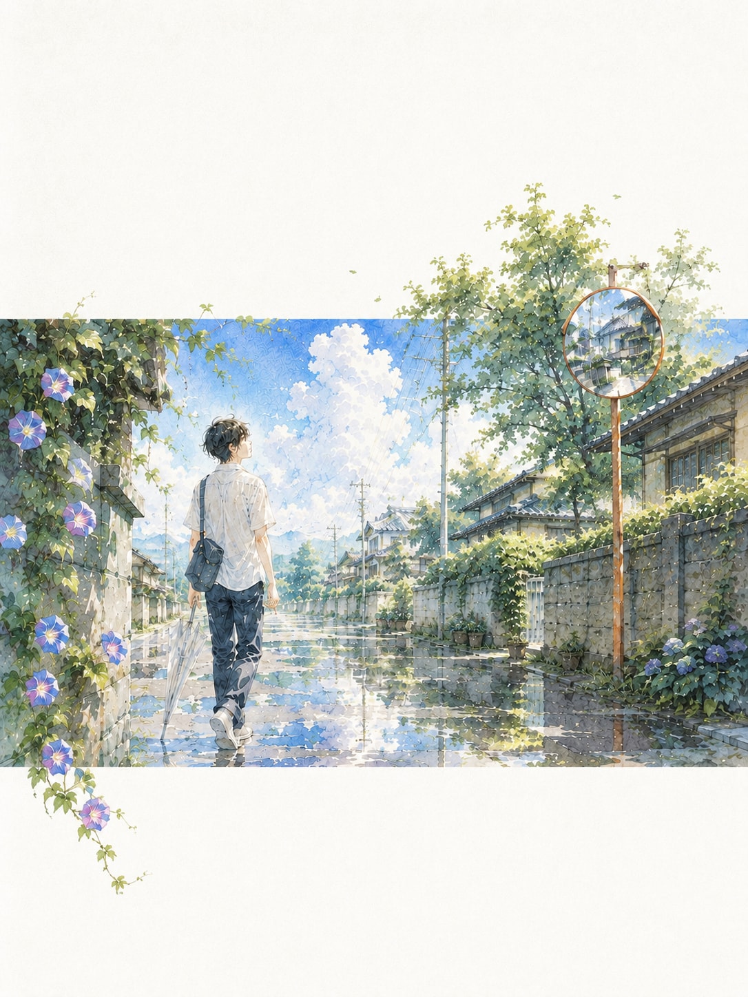 空を拾いながら | の人気AIイラスト・グラビア