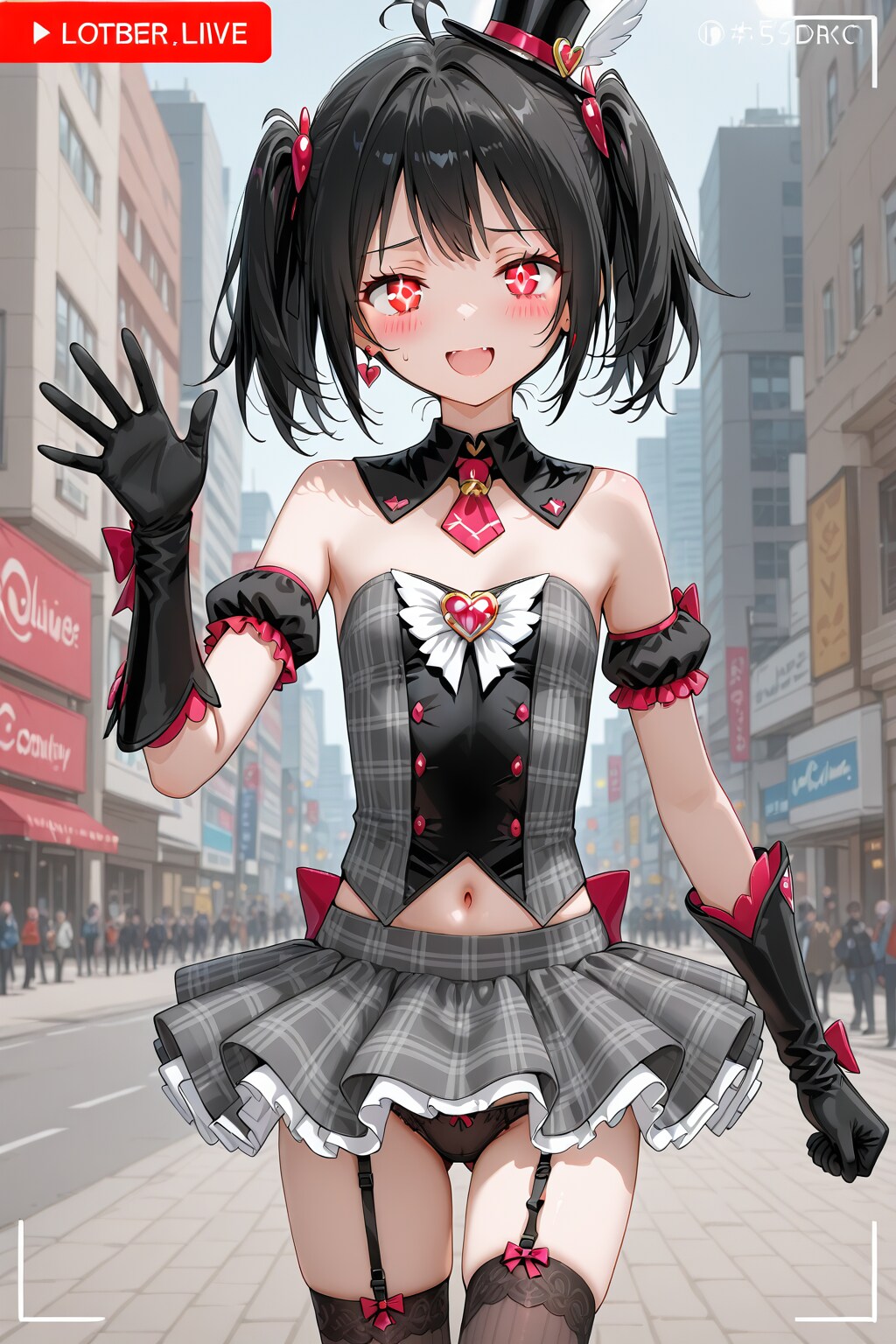 配信中の魔法少女