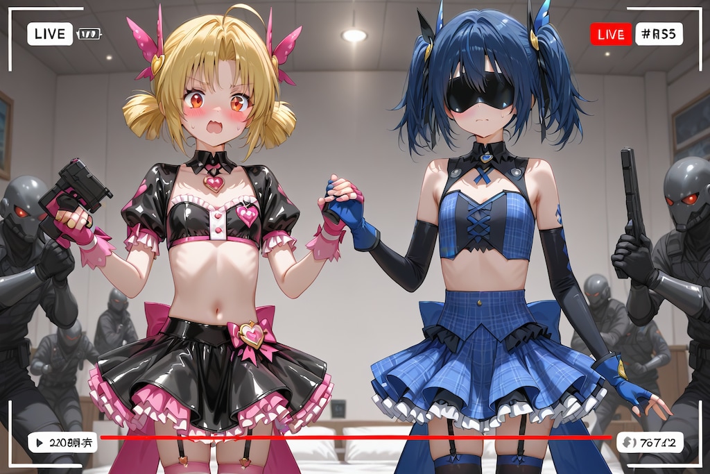 配信中の魔法少女