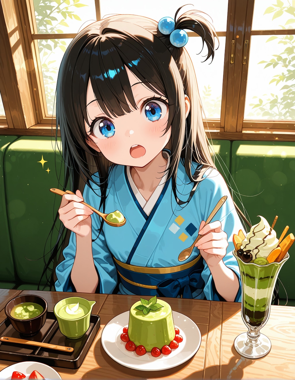 和風喫茶へようこそ遅刻投稿(ﾉ∀`)ｱﾁｬｰ