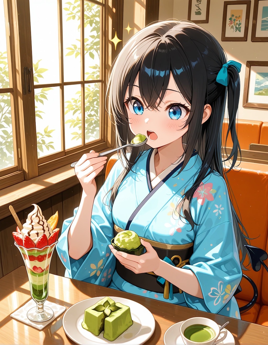 和風喫茶へようこそ遅刻投稿(ﾉ∀`)ｱﾁｬｰ