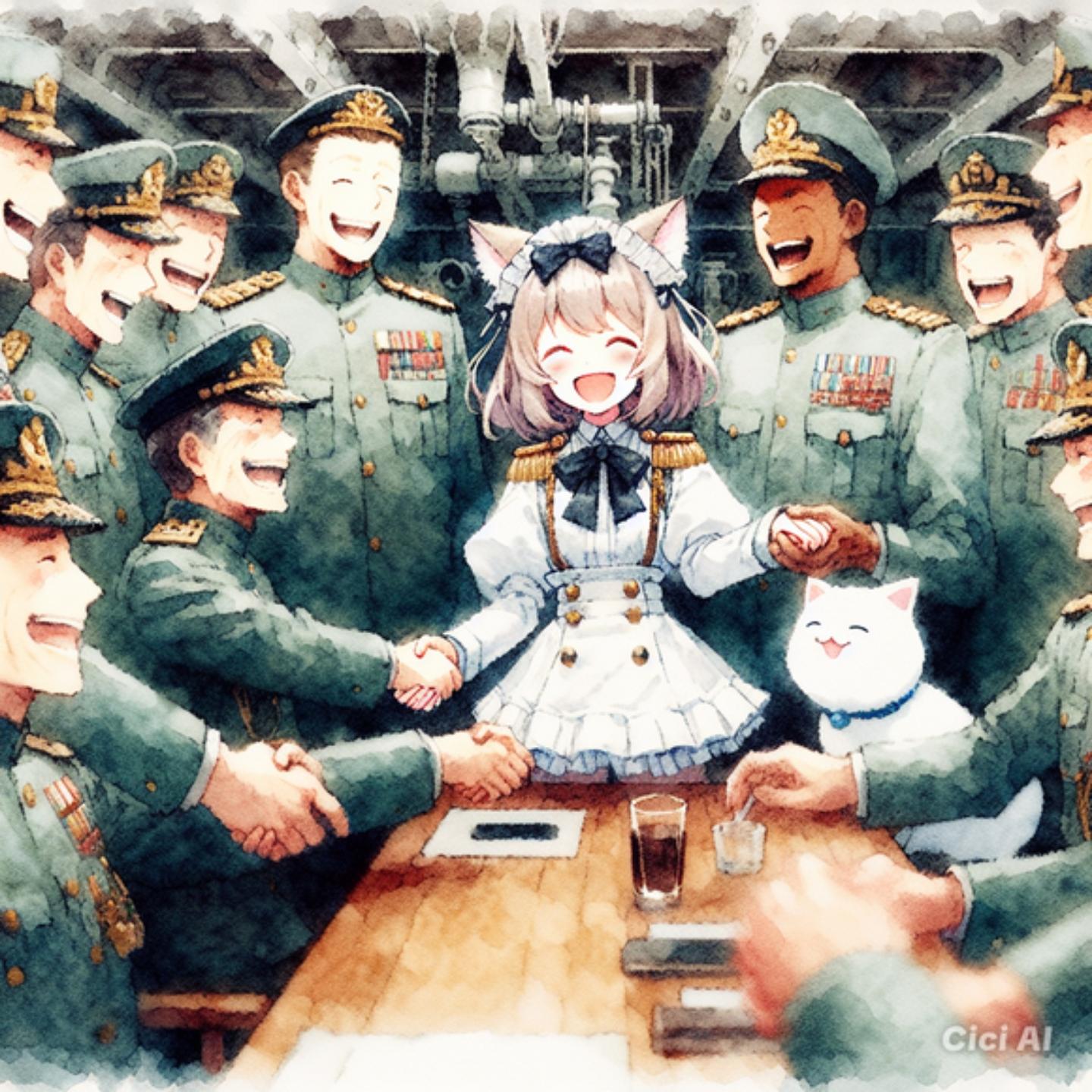 アミガルズ 将校にもエールを送る | の人気AIイラスト・グラビア