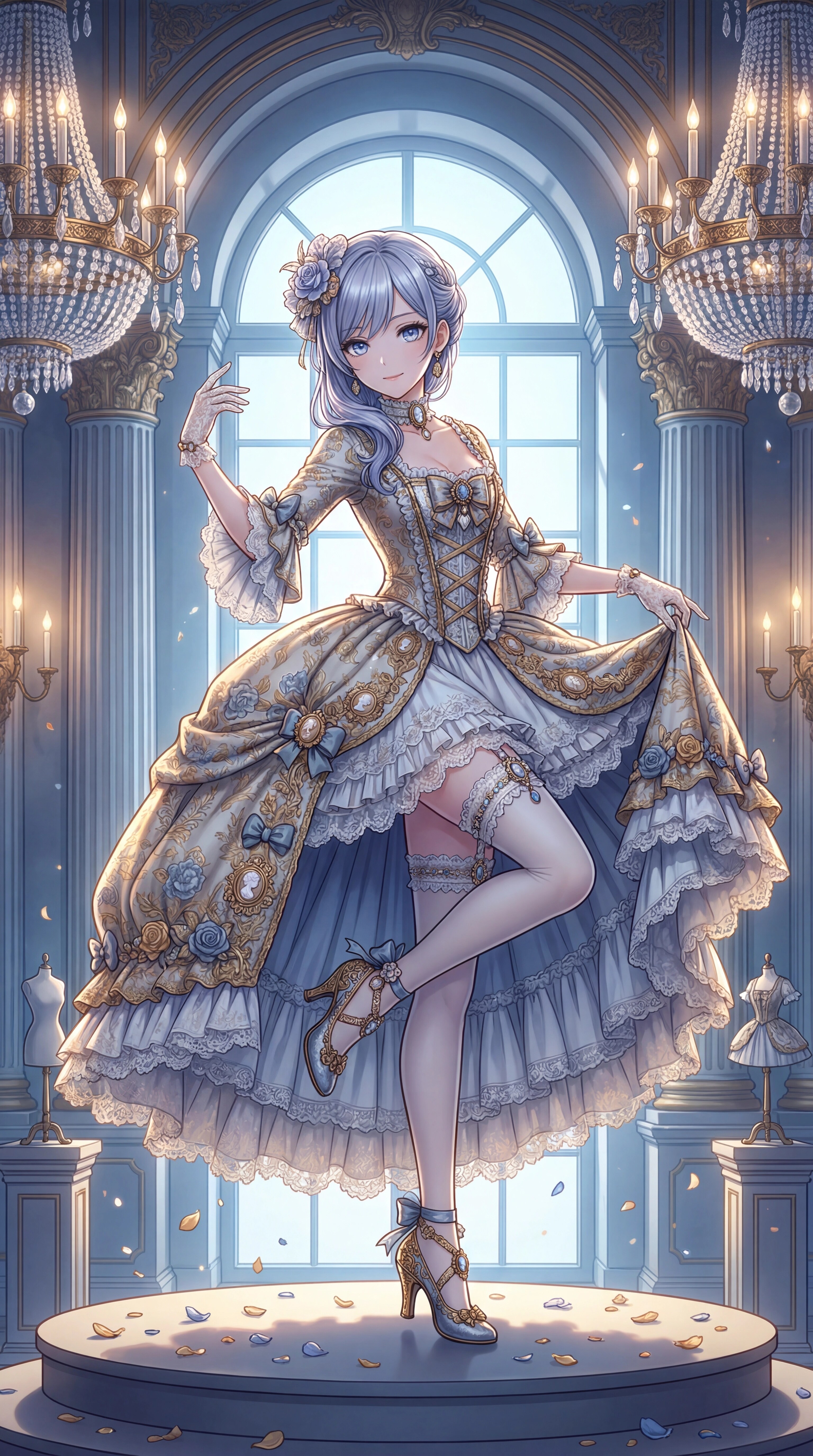 宮殿薄暮の舞姫