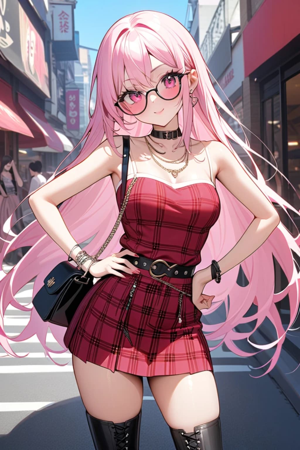 チェックコーデ✨️