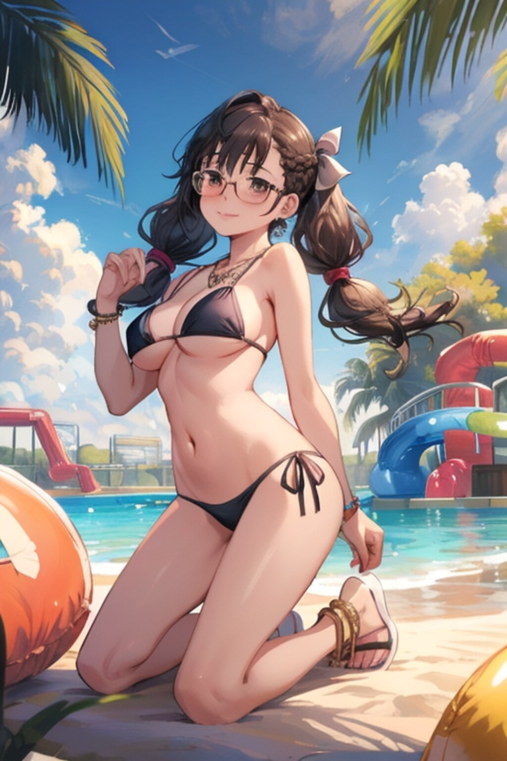 ビキニ/ヘアースタイル色々