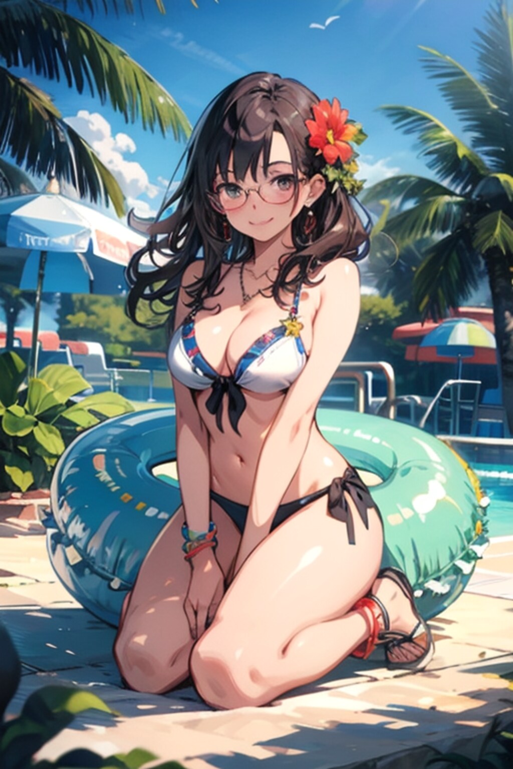 ビキニ/ヘアースタイル色々