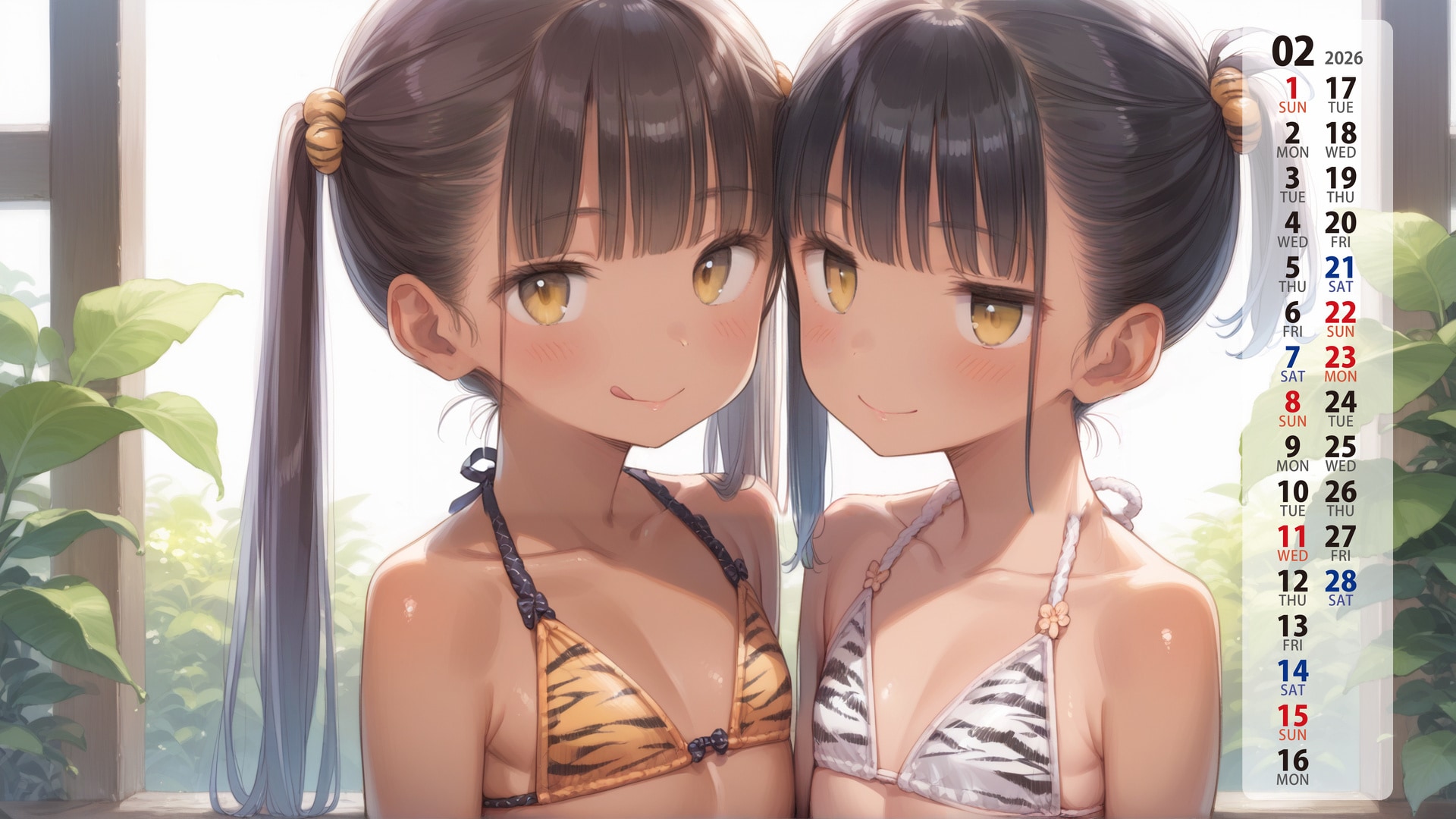 2月のカレンダー