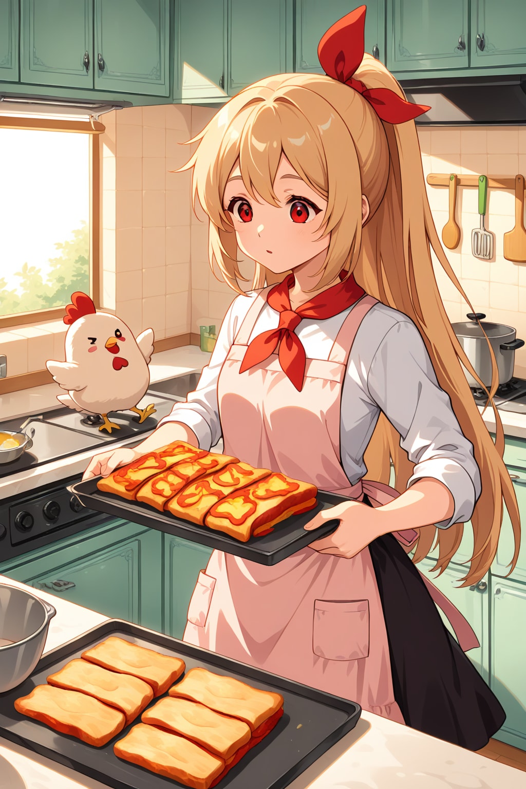 最後にチキンカツ | の人気AIイラスト・グラビア