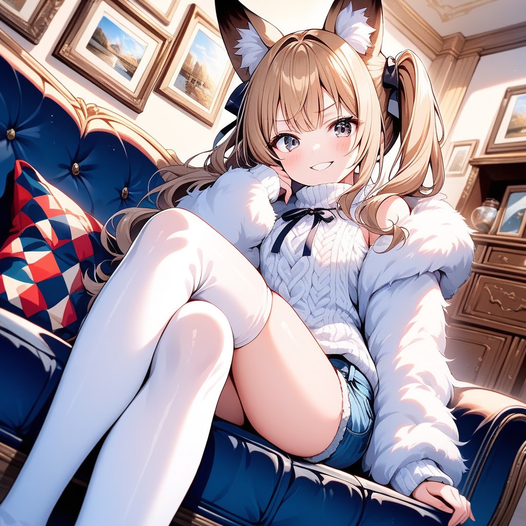 絶対領域狐娘・三女 | の人気AIイラスト・グラビア