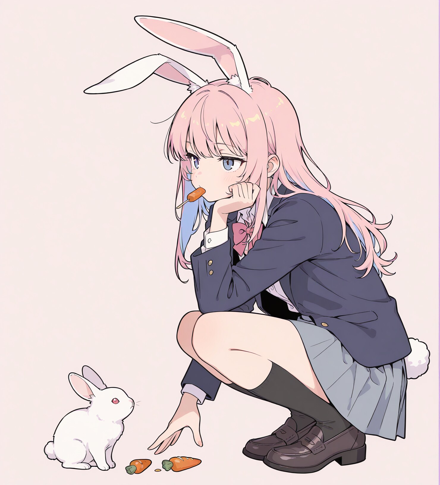 ご飯だよ🐇🐇