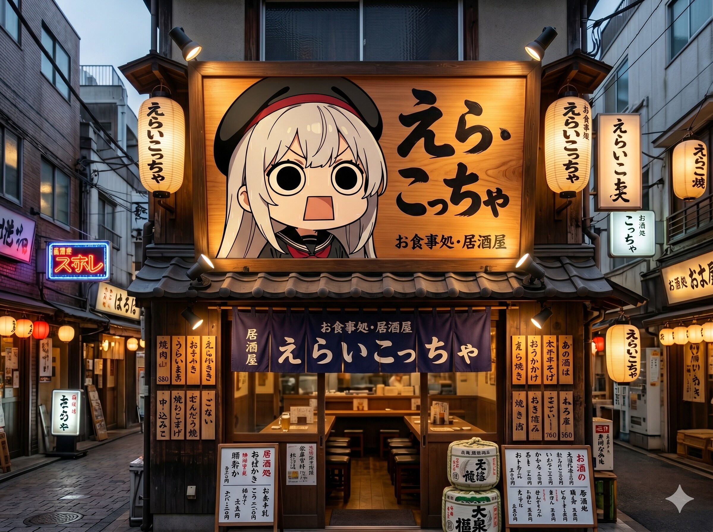 看板娘えらいこっちゃ嬢