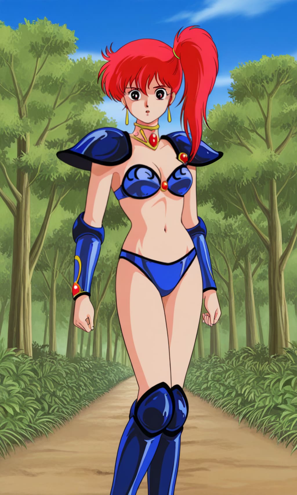 PixAILoRAで朝霧陽子👙🗡️❤️