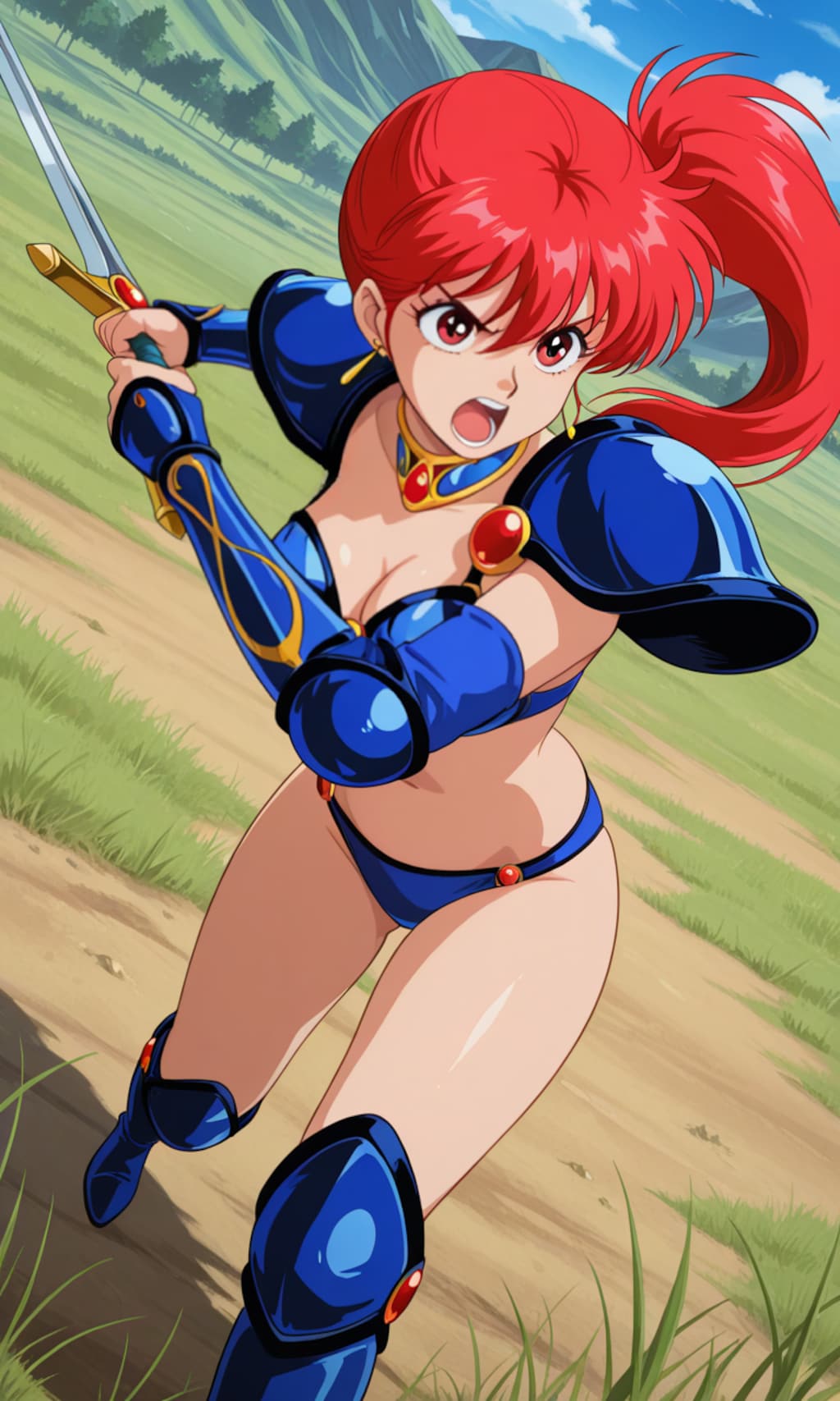 PixAILoRAで朝霧陽子👙🗡️❤️