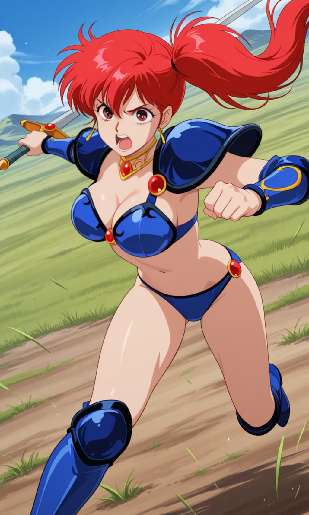 PixAILoRAで朝霧陽子👙🗡️❤️