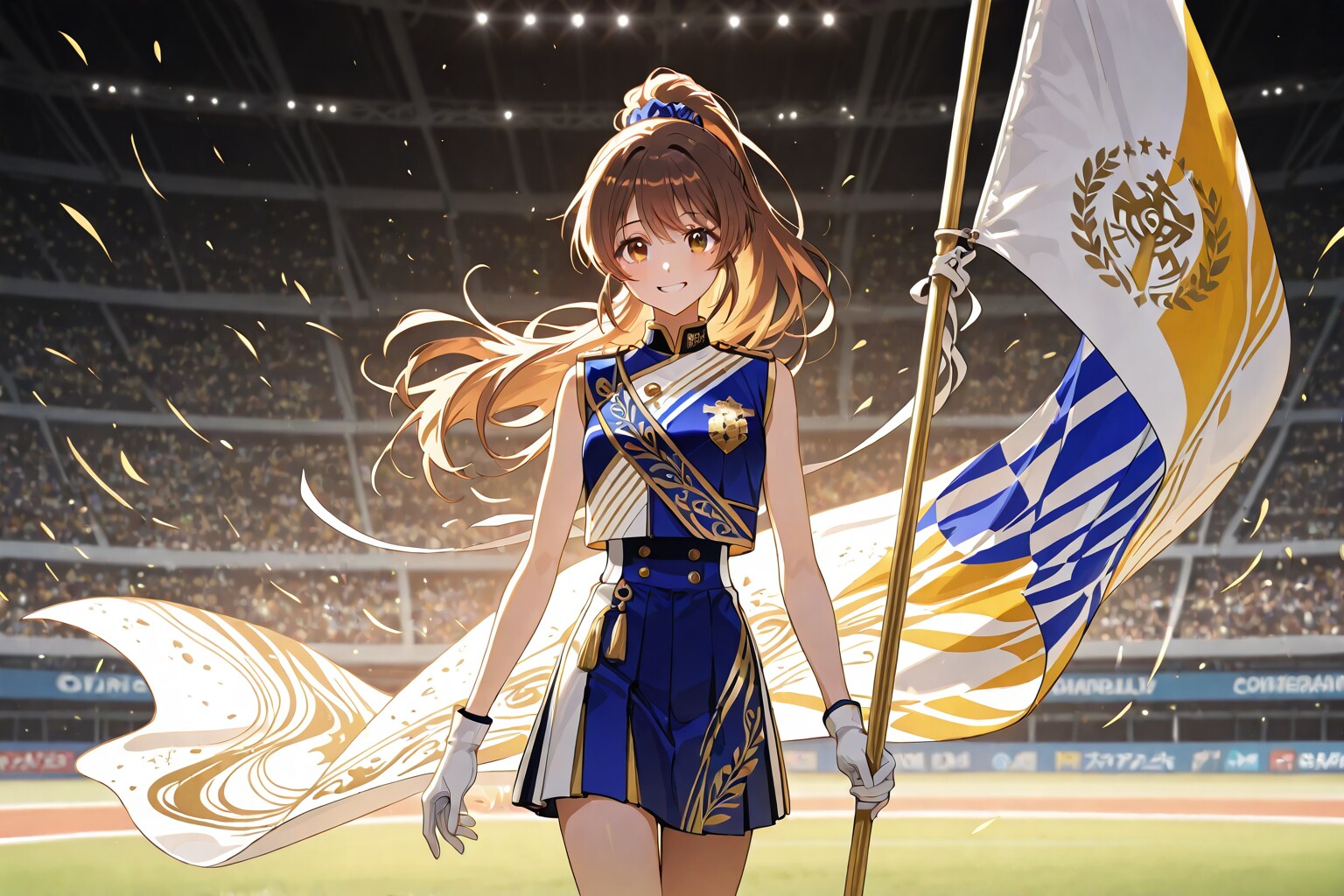 カラーガードさん