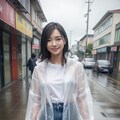レインコート美人 2枚目