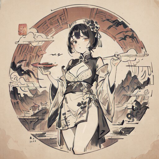 チャイニーズヌーヴォー　　-Old chinese nouveau-