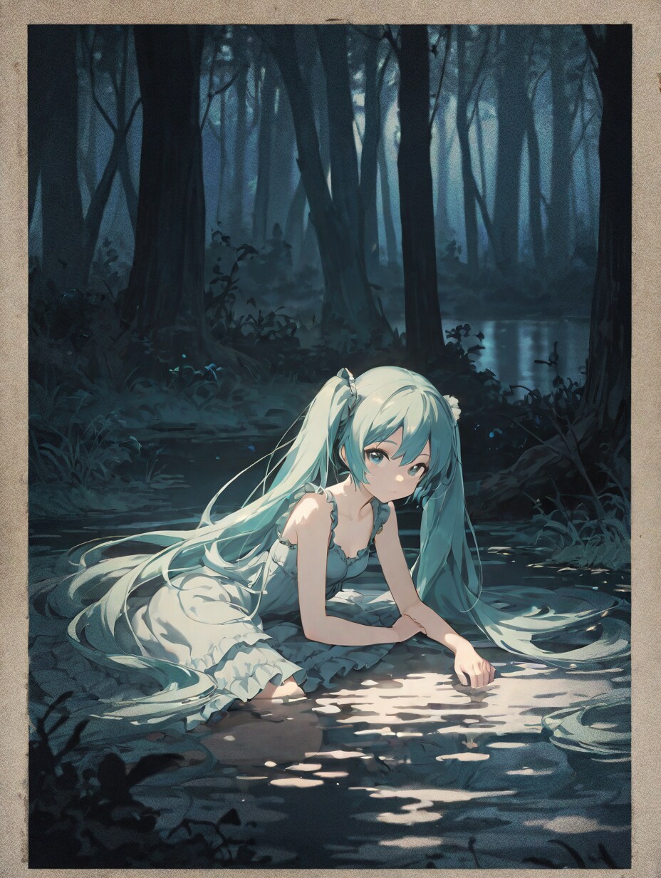Lake in the forest | の人気AIイラスト・グラビア