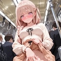 電車でスカートめくり 6枚目