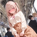 電車でスカートめくり 3枚目